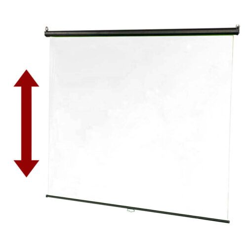 רקע נייד נפתח Ultrablitz FB-180200 Wall Mount PVC לבן