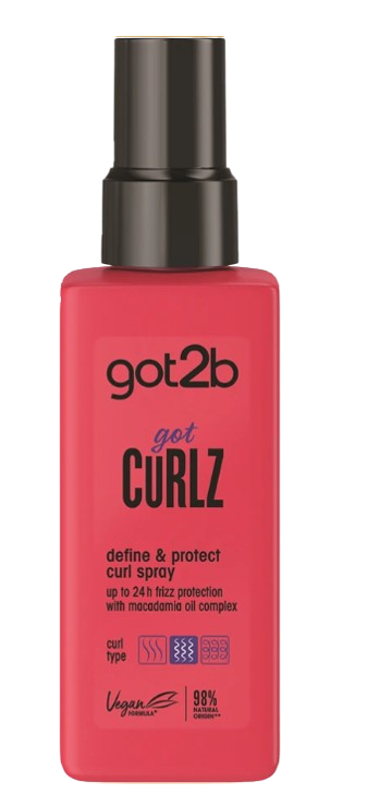 ספריי תלתלים | מגדיר ומגן על התלתלים | מכיל 150 מ"ל | got2b |