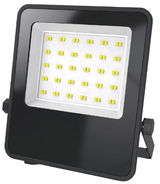 פנס הצפה 50W גוף שחור/אור יום  VIVA DL 100LM/W