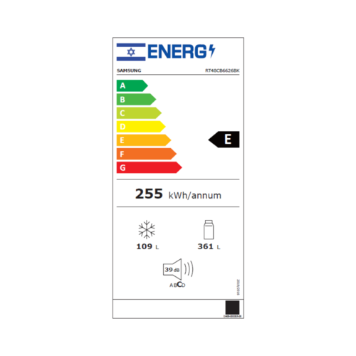 מקרר מקפיא עליון  RT48CB6626BK סמסונג