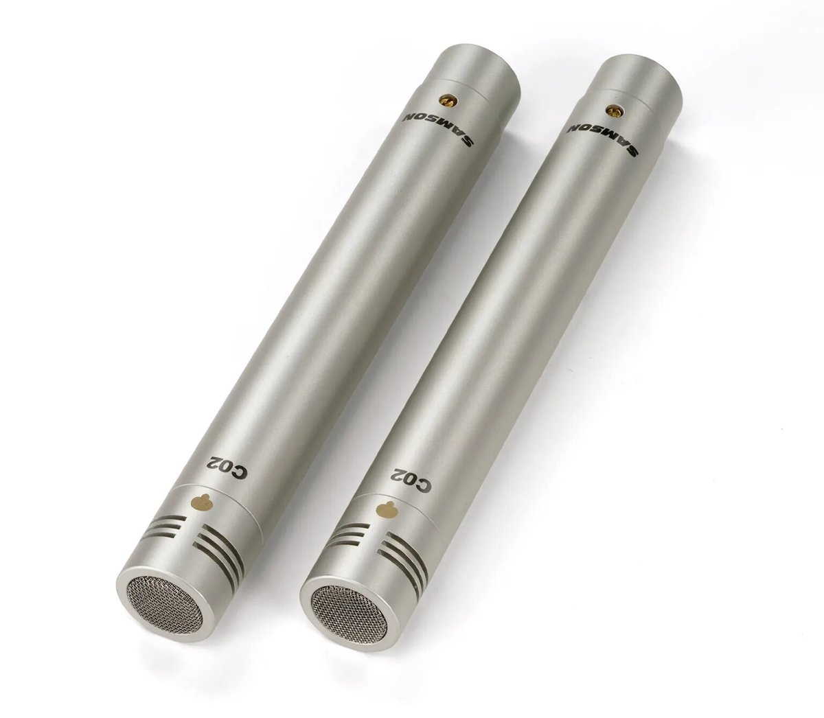 זוג מיקרופונים קונדנסר שטח SAMSON C02 C02 CONDENSER PENCIL MIC 2 PK