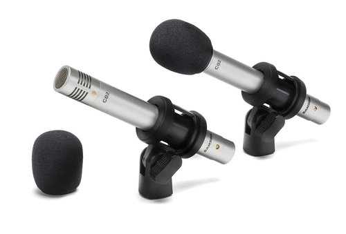 זוג מיקרופונים קונדנסר שטח SAMSON C02 C02 CONDENSER PENCIL MIC 2 PK