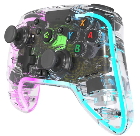 בקר אלחוטי אוניברסלי עם תאורה (Switch / PC / Mobile)