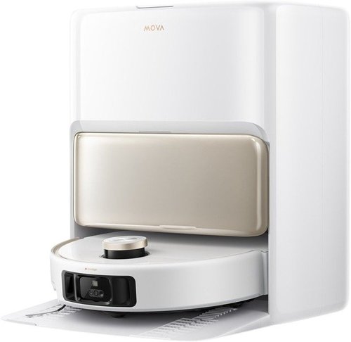 שואב אבק רובוטי שוטף MOVA דגם V50 Ultra Complete בצבע לבן