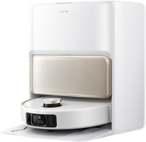 שואב אבק רובוטי שוטף MOVA דגם V50 Ultra Complete בצבע לבן