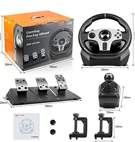 הגה לקונסלות PXN V9 - PC/XBOX/PLAYSTATION/NINTENDO