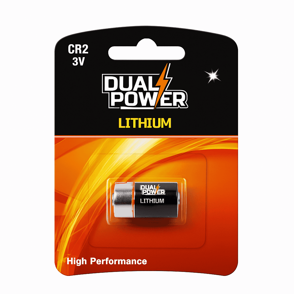 בליסטר 1 סוללה CR2 ליתיום  DUAL POWER