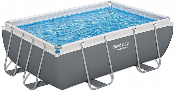 בריכה מלבנית אולטרה BESTWAY דגם 56629 + משאבת נייר 330 גלון