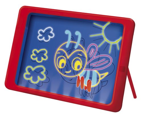 Carotina: לוח למידה וציור אלקטרוני עם תאורת LED צבעונית