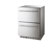 מקרר דלפק, 2 מגירות 150 ליטר  Dellware URD-24SS