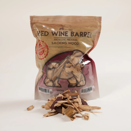 שבבי עץ פרימיום לעישון - חבית יין אדום 