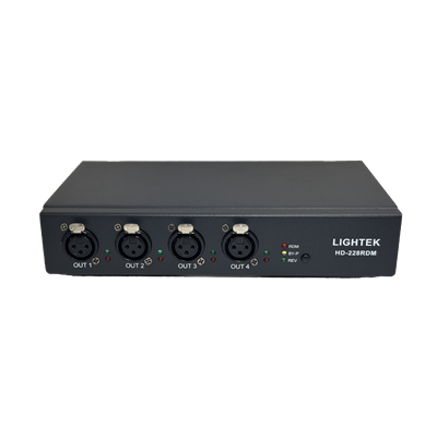 מפצל (ספליטר) לתאורה HD-218 RDM מבית LIGHTEK