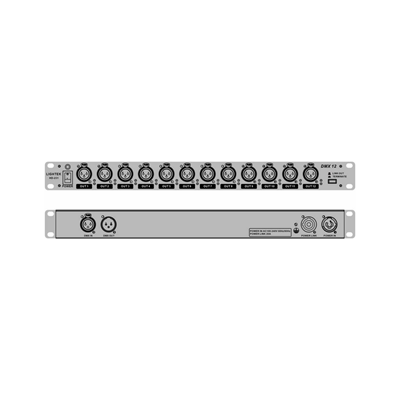 מפצל DMX עם 12 יציאות HD-231