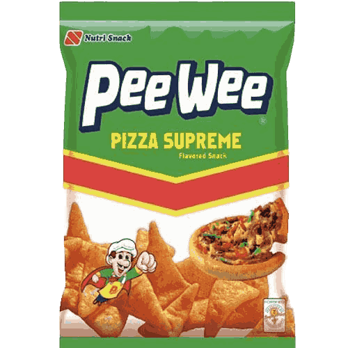 PEE WEE -  חטיף חיטה בטעם פיצה 95 גרם 
