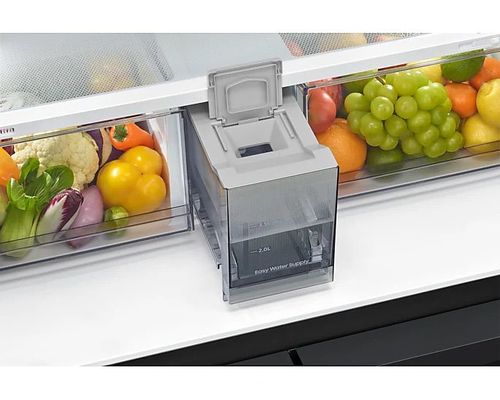 מקרר 4 דלתות שחור 649 ליטר  SAMSUNG RF59C701EB1 סמסונג IceMaker שנת 2025