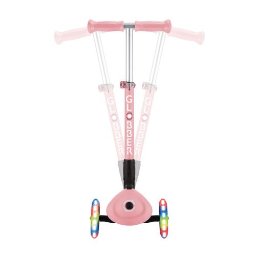 קורקינט מתקפל לפעוטות פרימו ג'וניור Primo Junior אורות בגלגלים וידית בגובה משתנה - ורוד פסטל