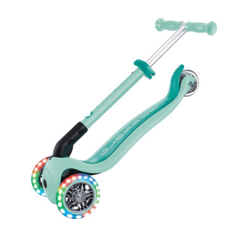 קורקינט מתקפל לפעוטות פרימו ג'וניור Primo Junior אורות בגלגלים וידית בגובה משתנה - מנטה