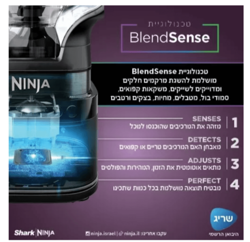 NINJA DETECT מערכת עיבוד מזון עוצמתית