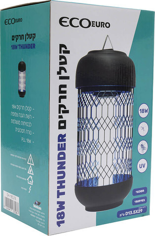קטלן יתושים לתלייה Eco Euro UV 18W Thunder