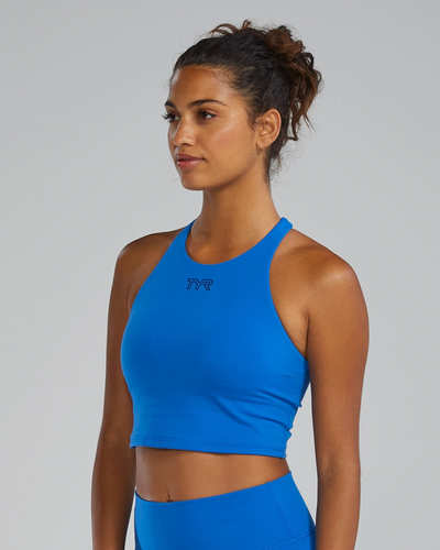 חזיית ספורט HIGH NECK SPORTS BRA COBALT