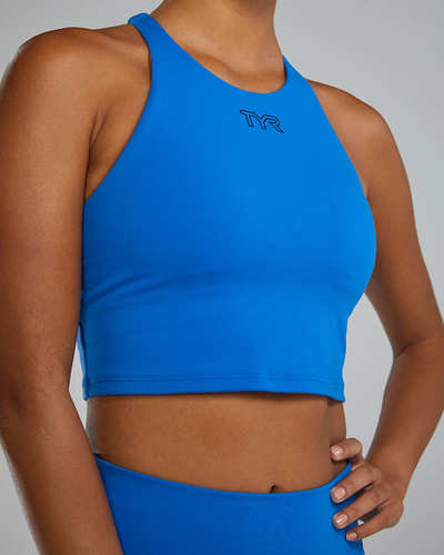 חזיית ספורט HIGH NECK SPORTS BRA COBALT