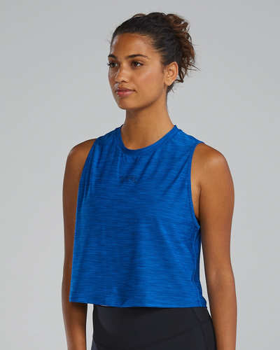 גופיה AIRTEC CROP TANK COBALT