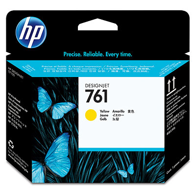 ראש הדפסה בצהוב HP 761 למדפסות Designjet‏