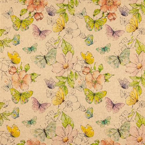מפיות נייר 20 יח' Colourful Butterflies