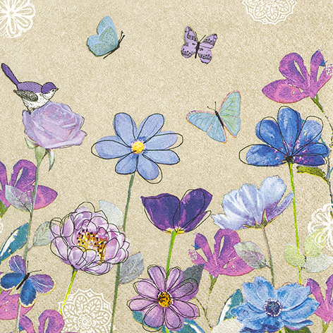 מפיות נייר 20 יח' Pink and Blue