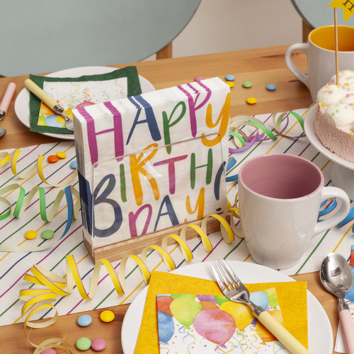 מפיות נייר 20 יח' Happy Birthday! dusty