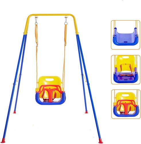 נדנדה לתינוקות ופעוטות עם קונסטרוקציה – לפנים ולחוץ הבית