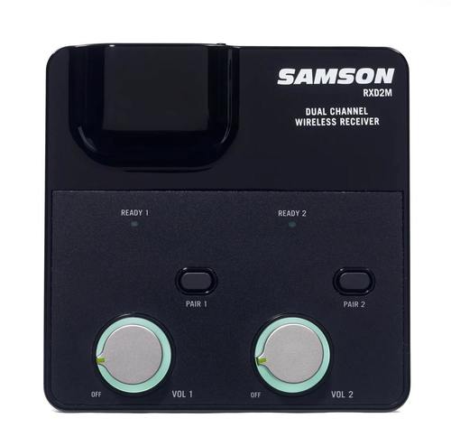 זוג מיקרופונים אלחוטיים ידניים SAMSON Stage XPD2m Dual Handheld System