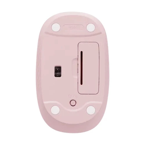 לוג'יטק עכבר אלחוטי שקט Logitech M196 | צבע ורוד בהיר