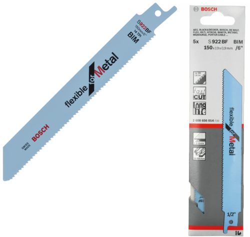 סט 5 יחידות להב S922BF 150MM למסור חרב Bosch