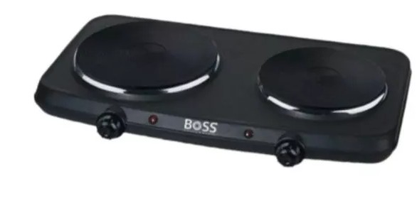 בוס כירה חשמלית כפולה - 2250W - צבע שחור - דגם BOSS HP-202-D2