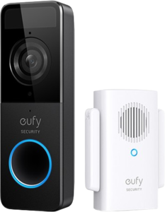 פעמון משולב מצלמת אבטחה Eufy Slim 1080P