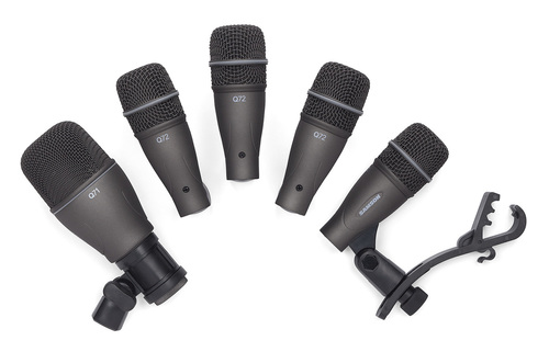 סט 5 מיקרופונים לתופים SAMSON DK705 5 PC Drum Mic Kit w/case