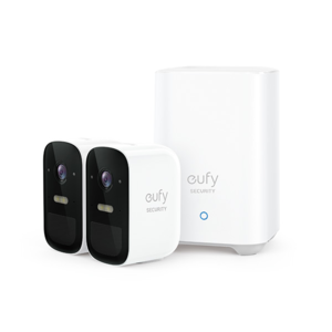 ערכת 2 מצלמות חכמות 2K + רכזת Eufy Security eufyCam 2C Pro Kit