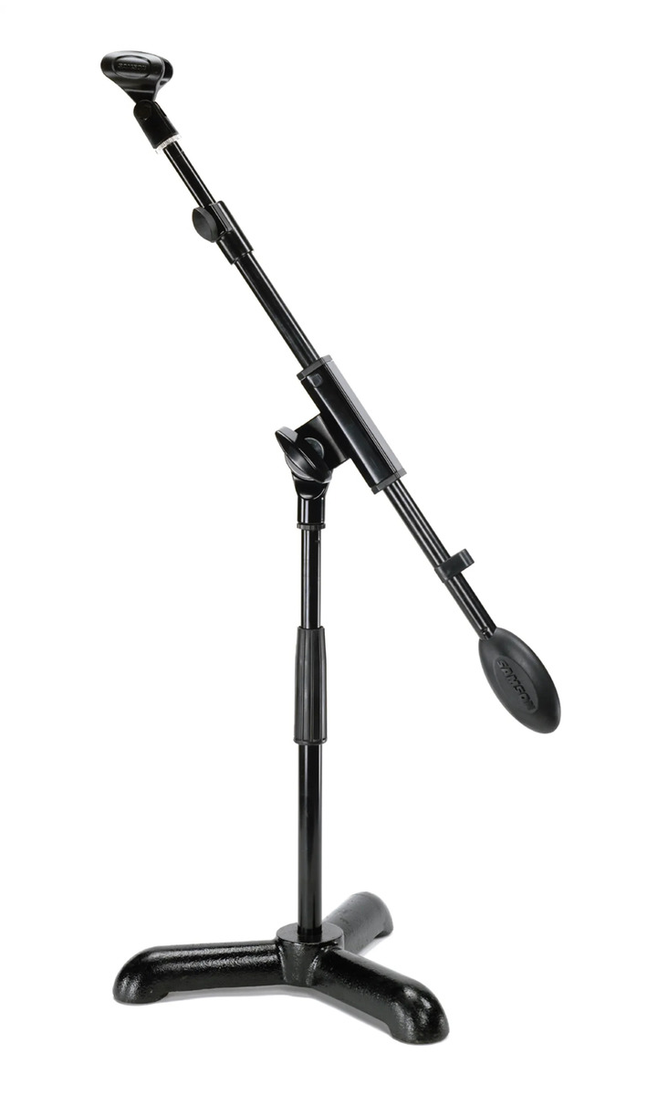 סטנד למיקרופון לתוף בס או מגבר עם בום SAMSON MICROPHONE MINI BOOM STAND ESAMB1