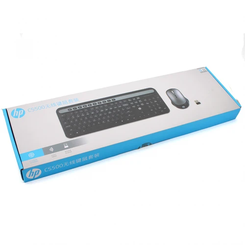 ‎סט מקלדת ועכבר אלחוטי עברית/ אנגלית/ערבית HP CS500