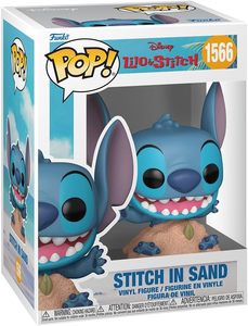 בובת פופ דיסני: לילו וסטיץ' - סטיץ' בחול - #1566 Funko POP! Disney: Lilo & Stitch - Stitch in Sand