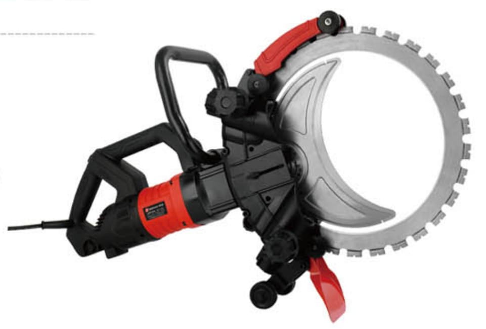 מסור לחיתוך בטון וברזל קוטר 460 מ"מ מנוע חשמלי RING SAW BHJ299 6000W