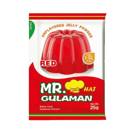 Mr.Gulman - ערכה להכנת ג'לי (ג'לטין) בצבע אדום 25 גרם 