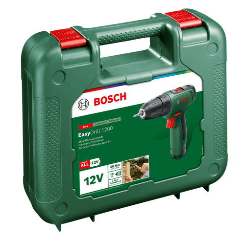 מברגה/מקדחה + סוללה Bosch EasyDrill 1200 LI 12V 1.5AH