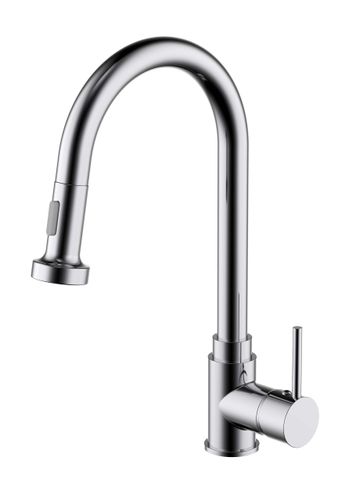 ברז מטבח נשלף ARCO כרום ניקל AQUILA PREMIUM