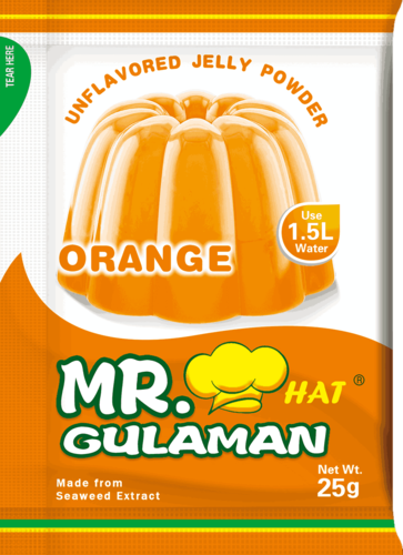 Mr.Gulman - ערכה להכנת ג'לי (ג'לטין) בצבע כתום 25 גרם 