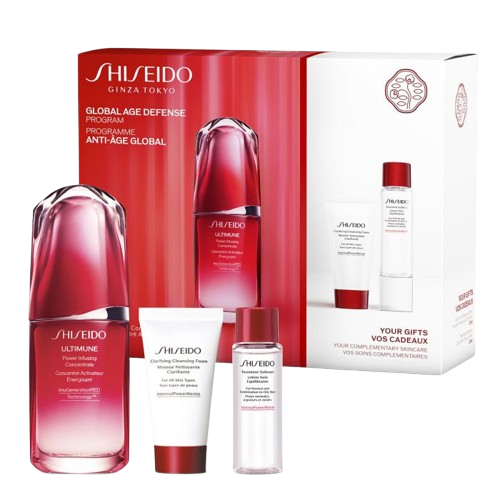 Shiseido Ultimune Value Set שיסיידו ערכת אולטימיון לחיזוק והגנת העור