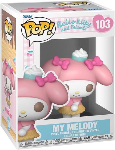 בובת פופ סאנריו: הלו קיטי וחברים - מיי מלודי - Funko POP! Sanrio: Hello Kitty & Friends - My Melody #103