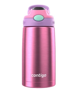 בקבוק Contigo מתכת ילדים 385 מ"ל - ורוד כהה