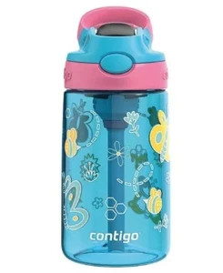 בקבוק קונטיגו ילדים Contigo CLEANABLE נפח 420 מ"ל - פרפרים